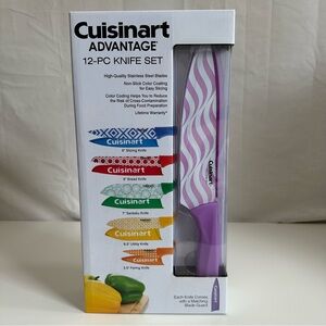 Cuisinart Advantage 12-Piece Stainless Steel Non-Stick Knife Set